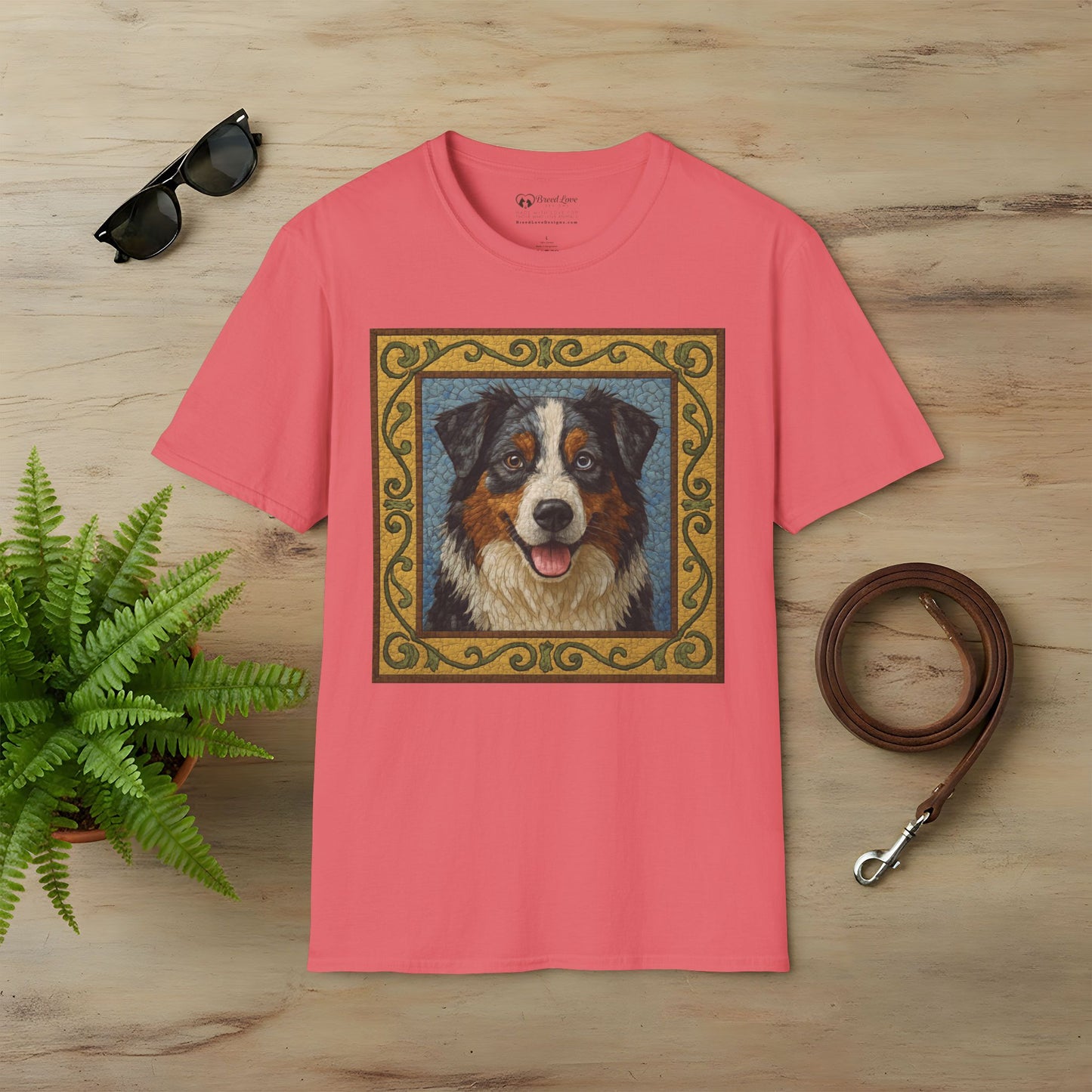 Australian Shepherd Mosaic T-Shirt