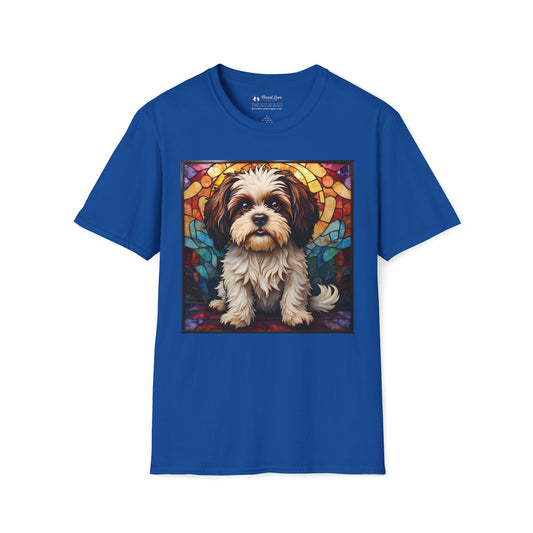 Stained Glass Shih Tzu T-Shirt