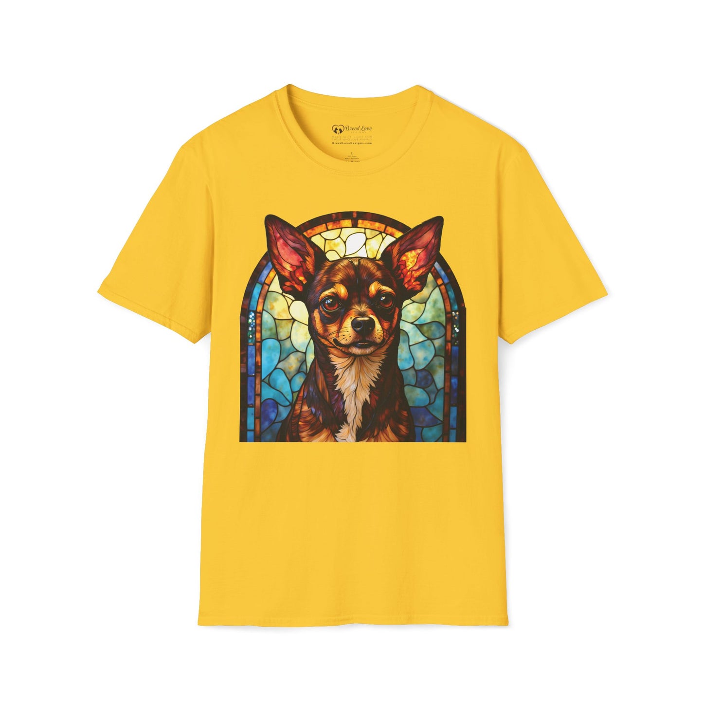 Stained Glass Chihuahua T-Shirt
