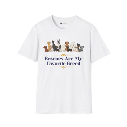 Rescues Are My Favorite Breed T-Shirt