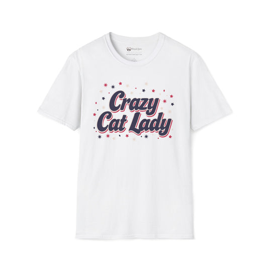 Sparkly Crazy Cat Lady T-Shirt
