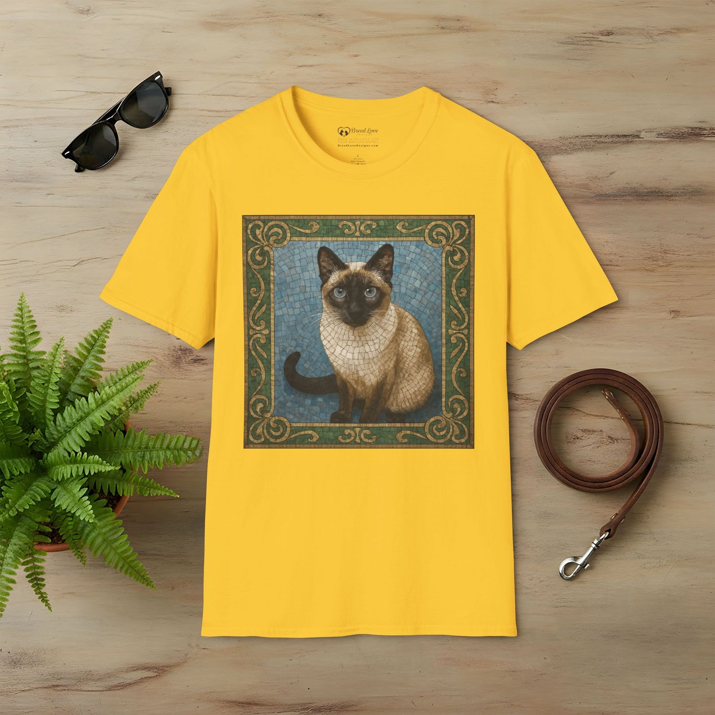 Siamese Cat Mosaic T-Shirt