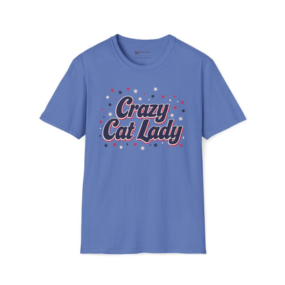 Sparkly Crazy Cat Lady T-Shirt