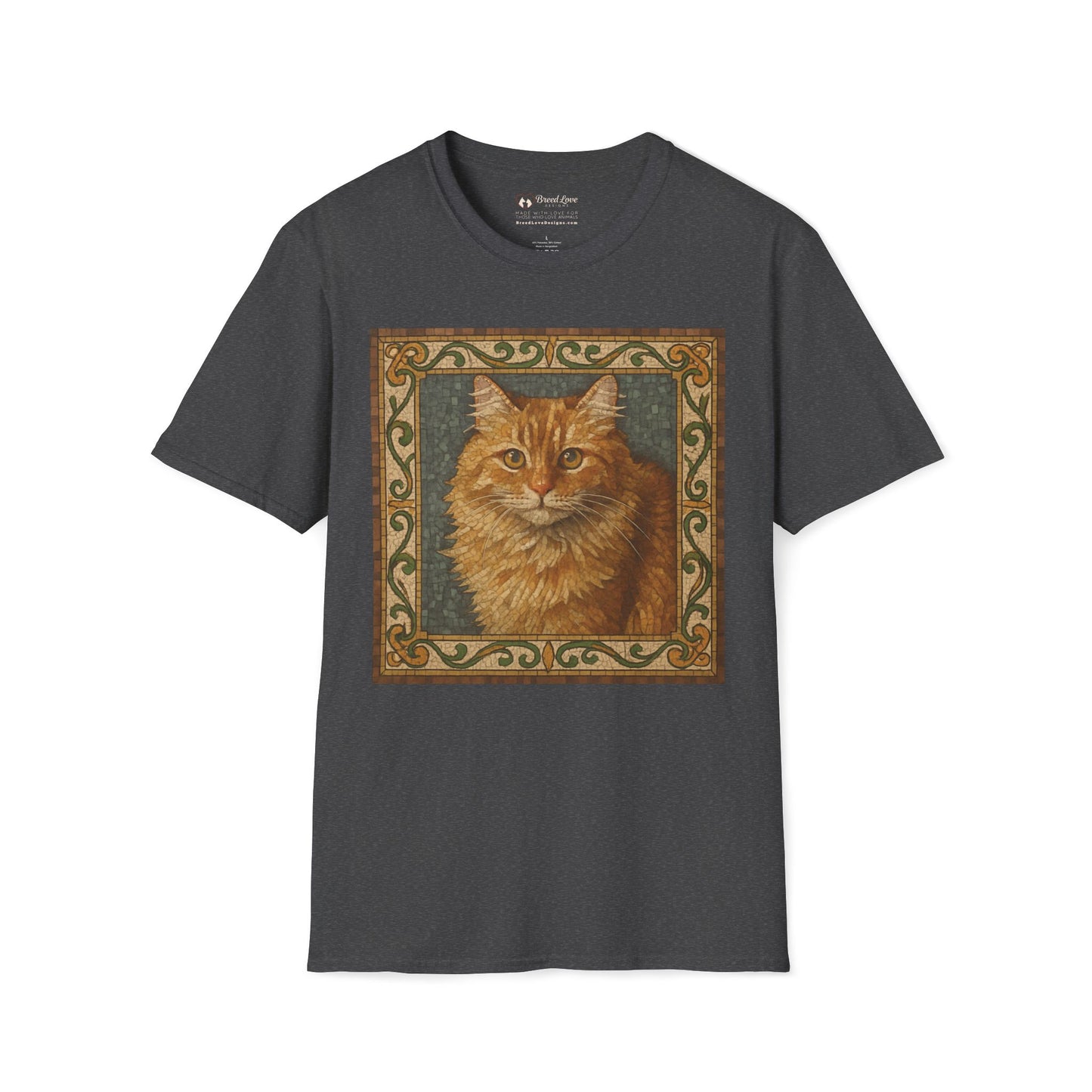 Orange House Cat Mosaic T-Shirt