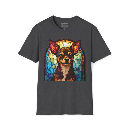 Stained Glass Chihuahua T-Shirt