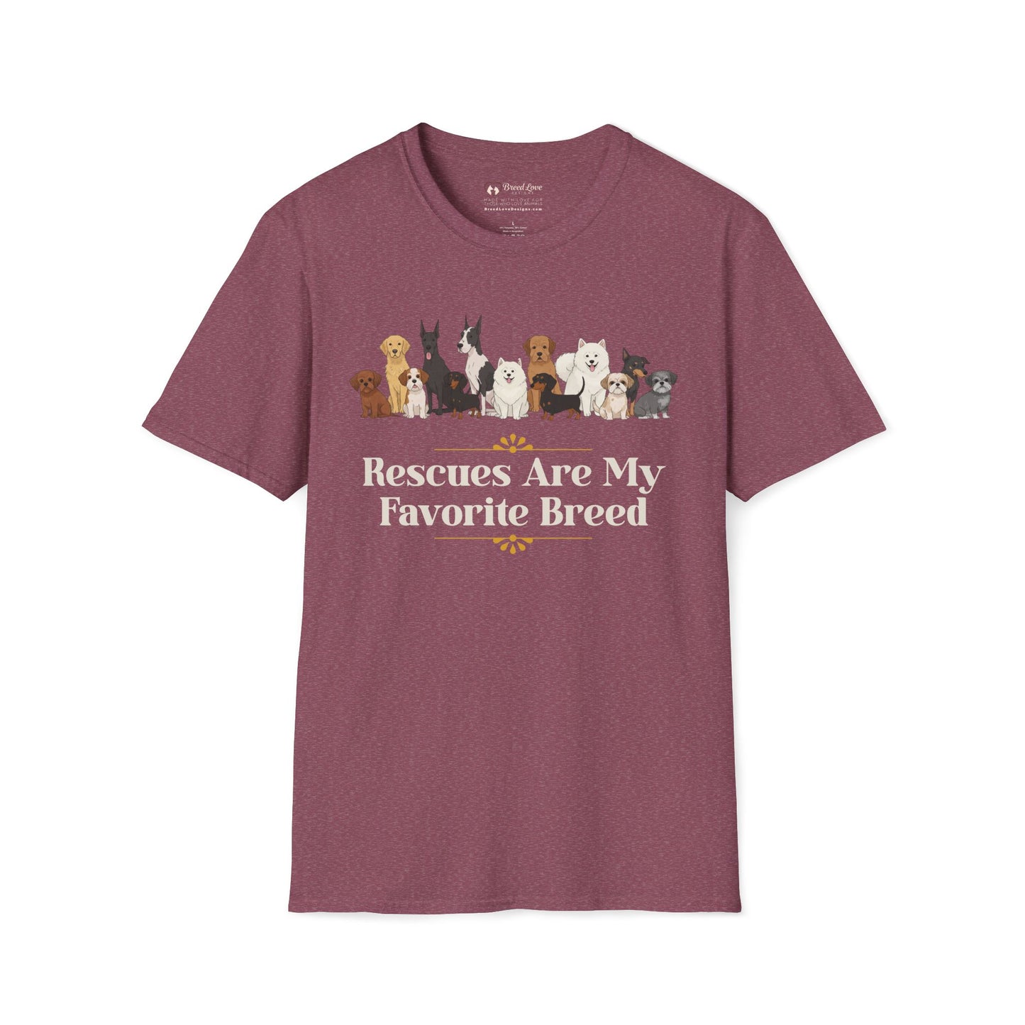 Rescues Are My Favorite Breed T-Shirt
