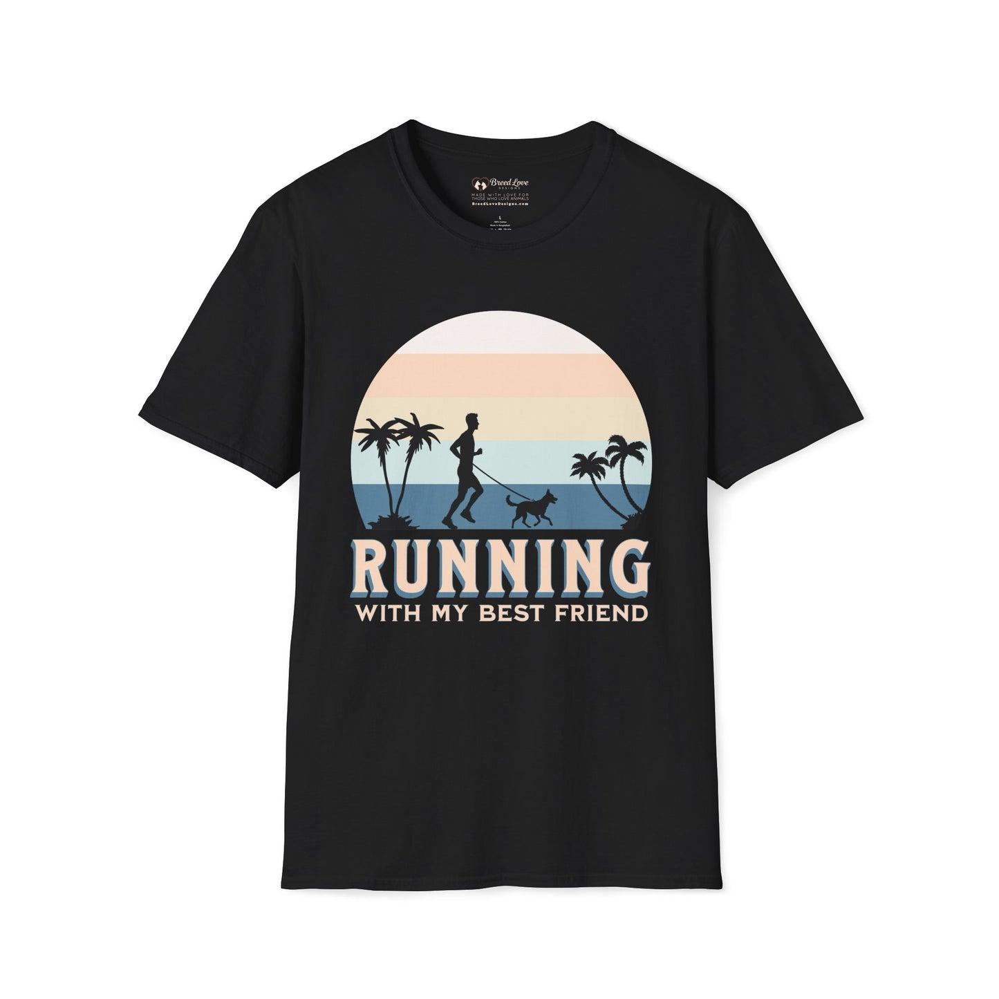Running With My Best Friend - Male T-Shirt