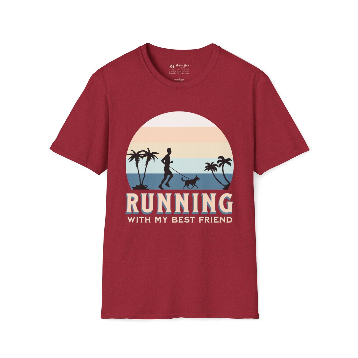 Running With My Best Friend - Male T-Shirt