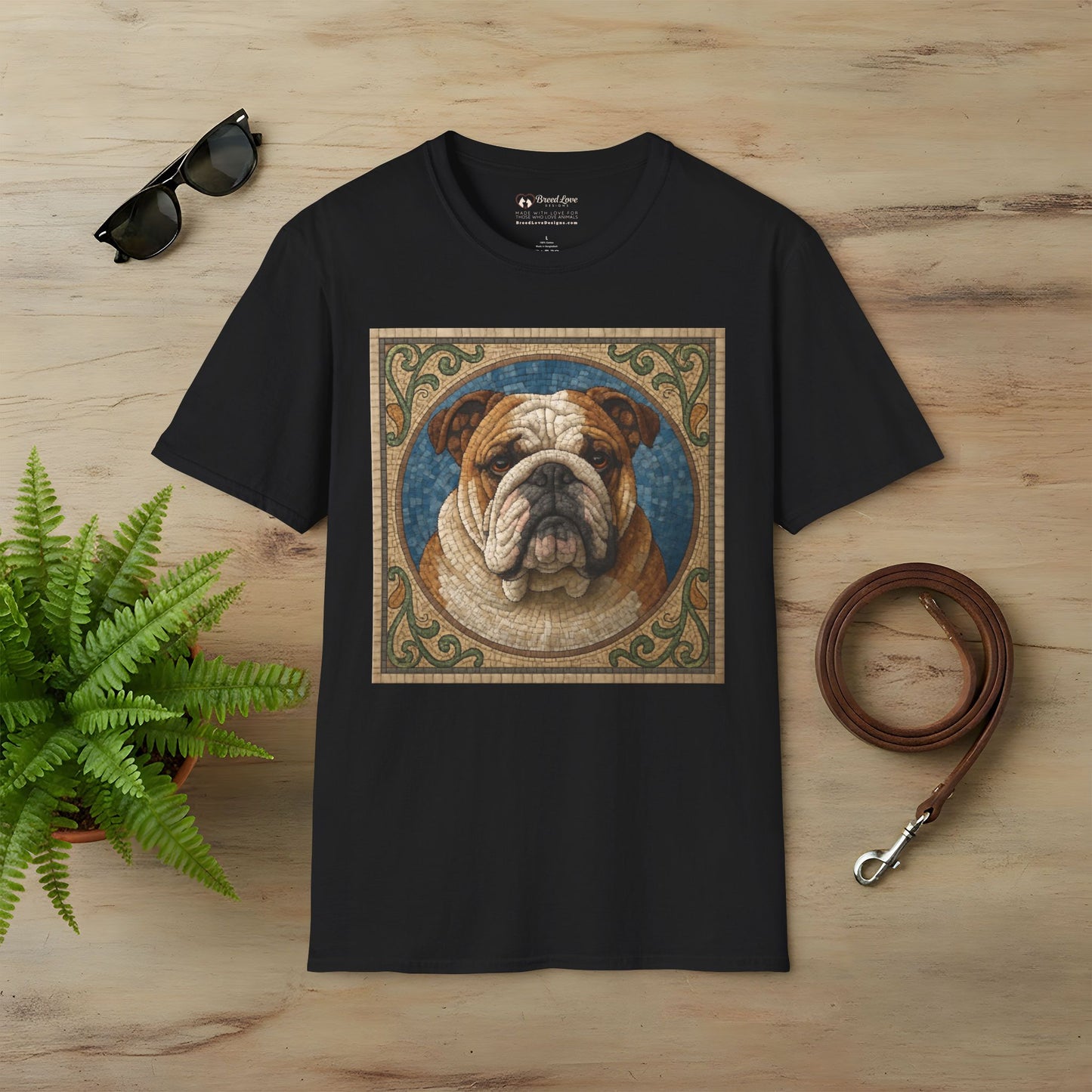 Bulldog Mosaic T-Shirt