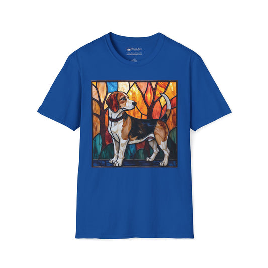Stained Glass Beagle T-Shirt