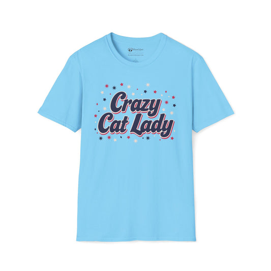 Sparkly Crazy Cat Lady T-Shirt