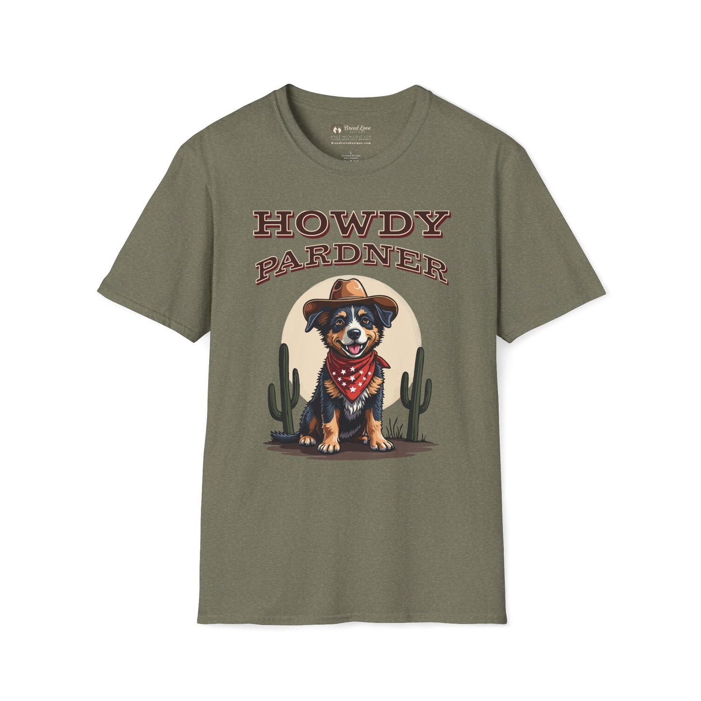 Howdy Pardner Border Collie T-Shirt