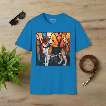 Stained Glass Beagle T-Shirt