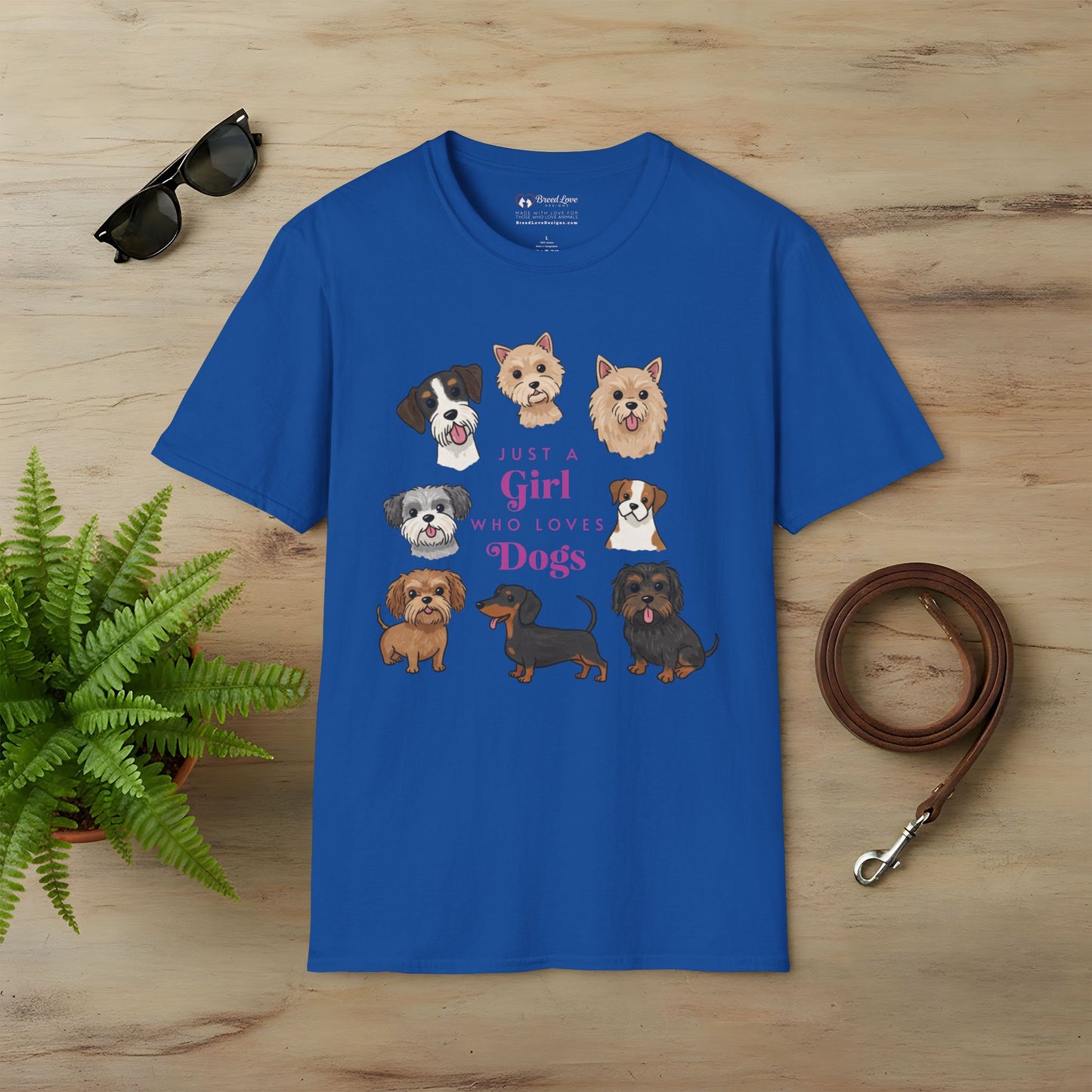 Just a Girl Who Loves Dogs T-Shirt