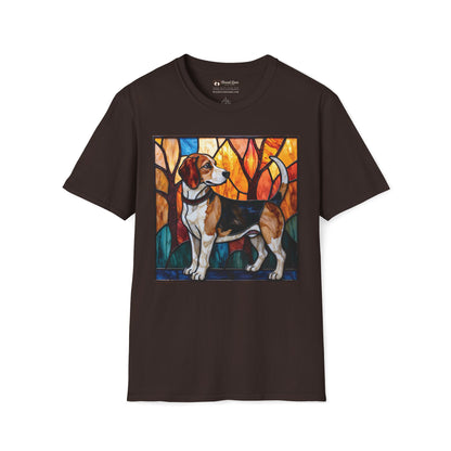 Stained Glass Beagle T-Shirt