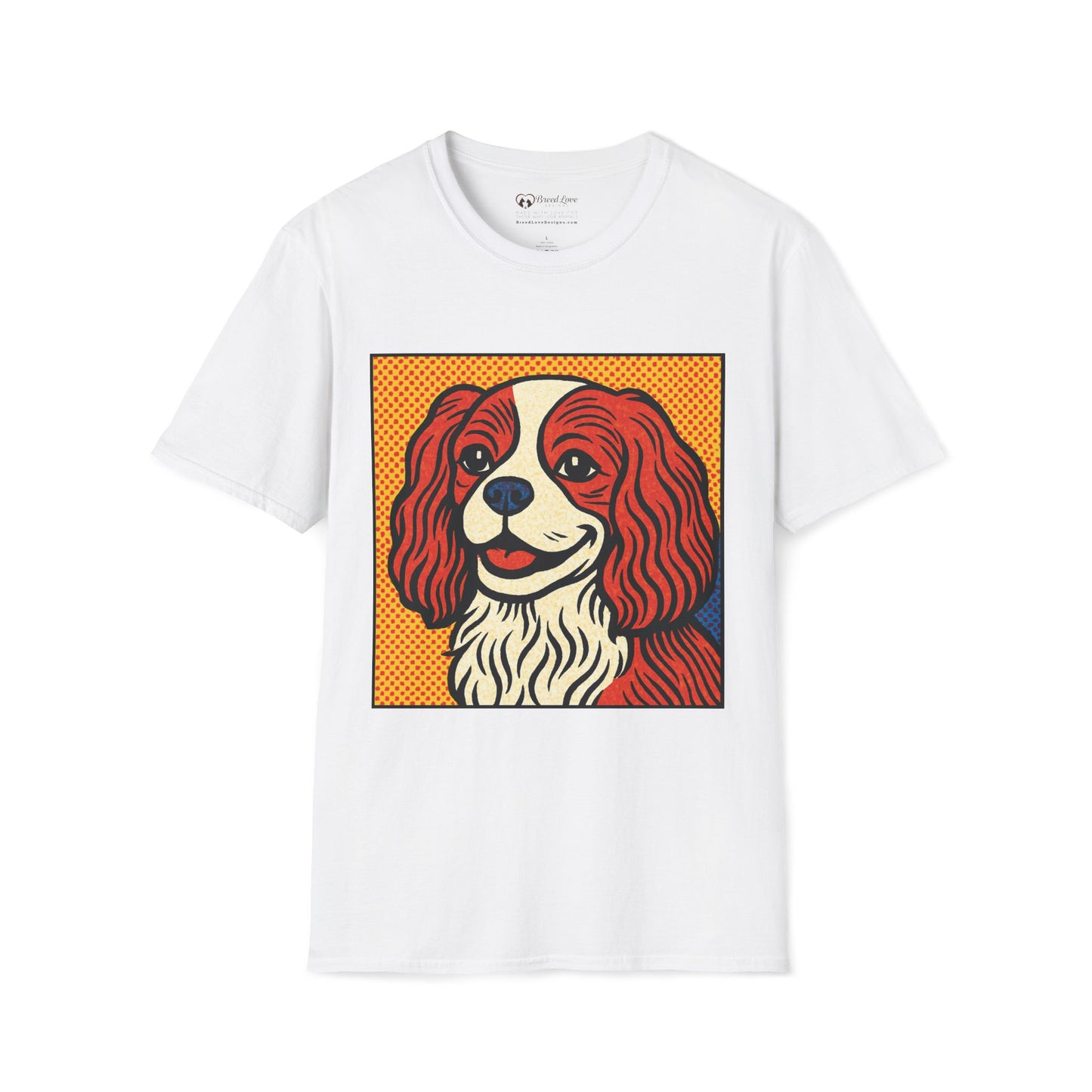 Cavalier King Charles Spaniel Pop Art T-Shirt