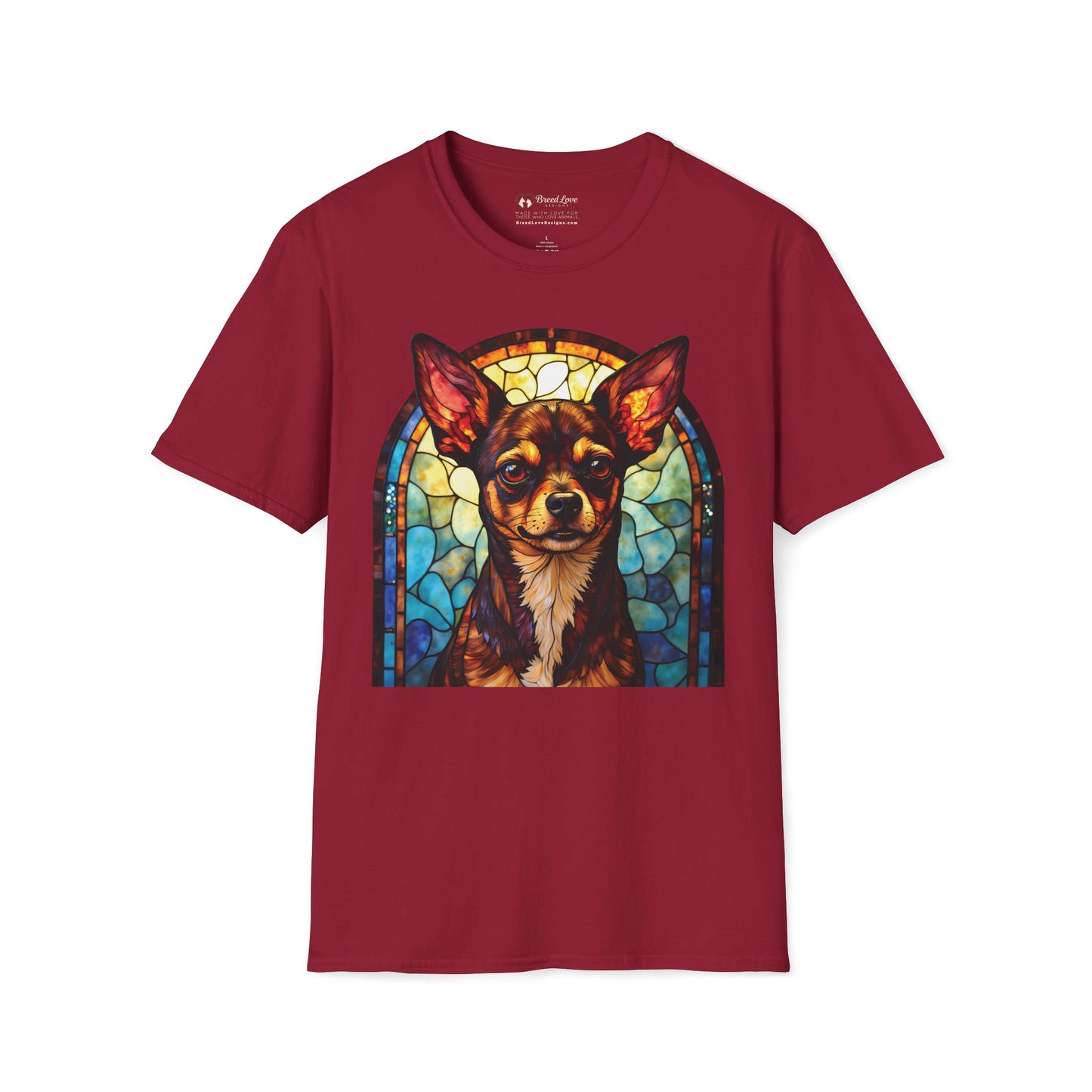 Stained Glass Chihuahua T-Shirt