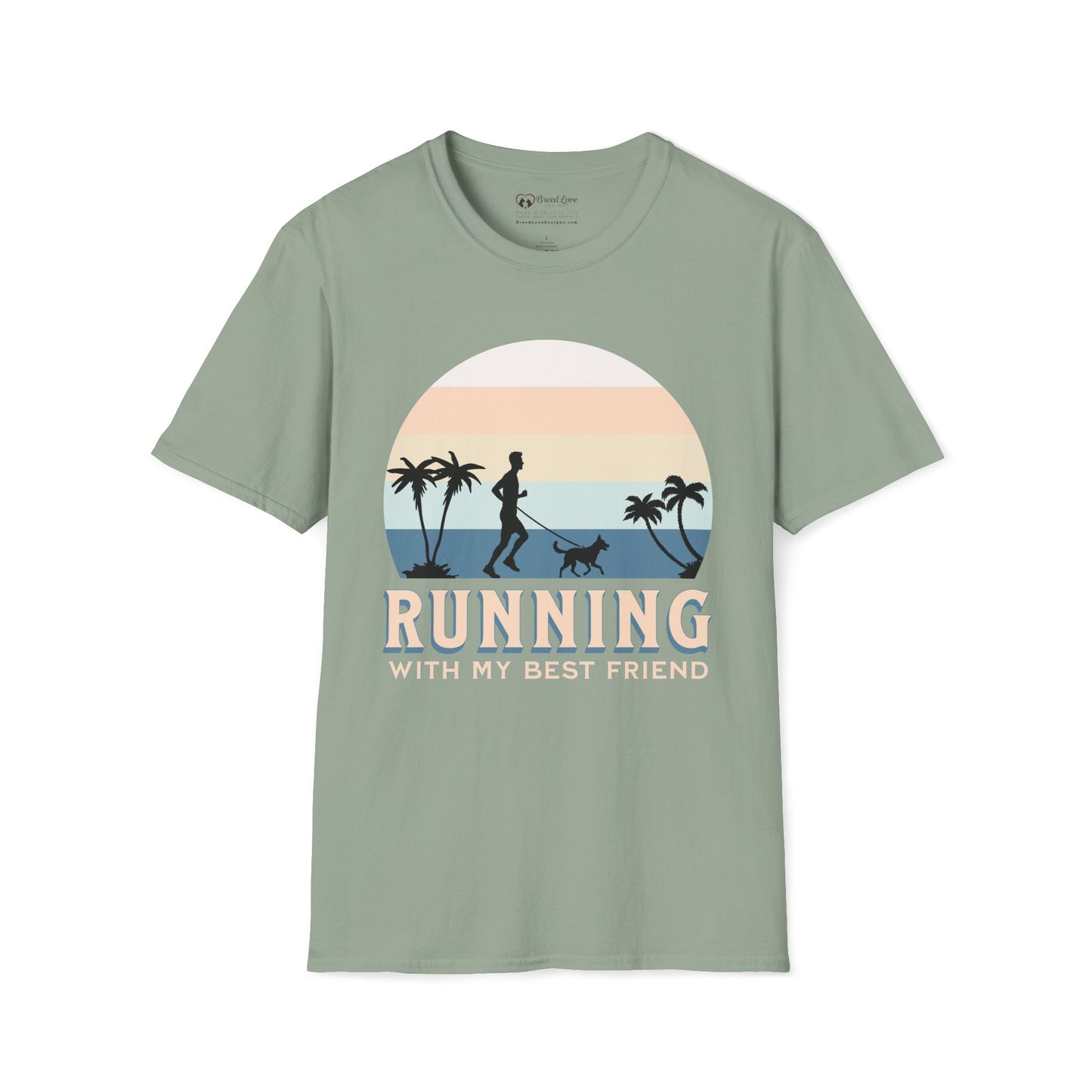 Running With My Best Friend - Male T-Shirt