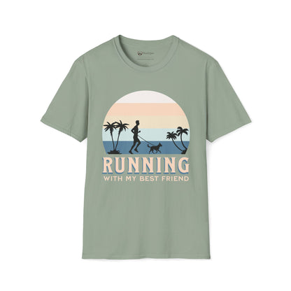 Running With My Best Friend - Male T-Shirt