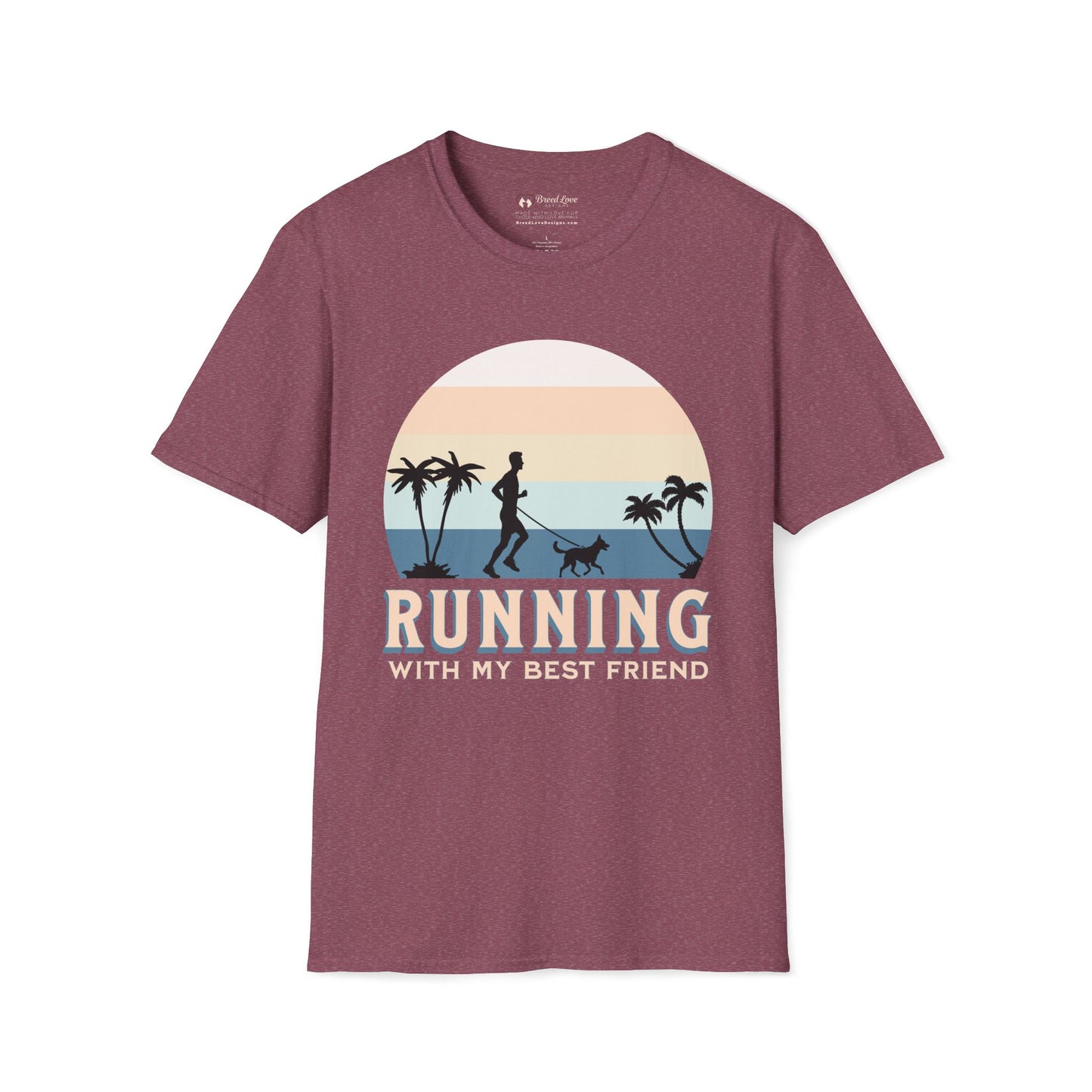Running With My Best Friend - Male T-Shirt