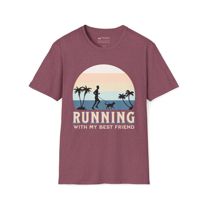 Running With My Best Friend - Male T-Shirt