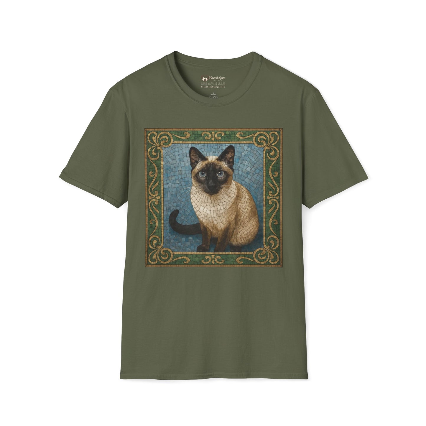 Siamese Cat Mosaic T-Shirt