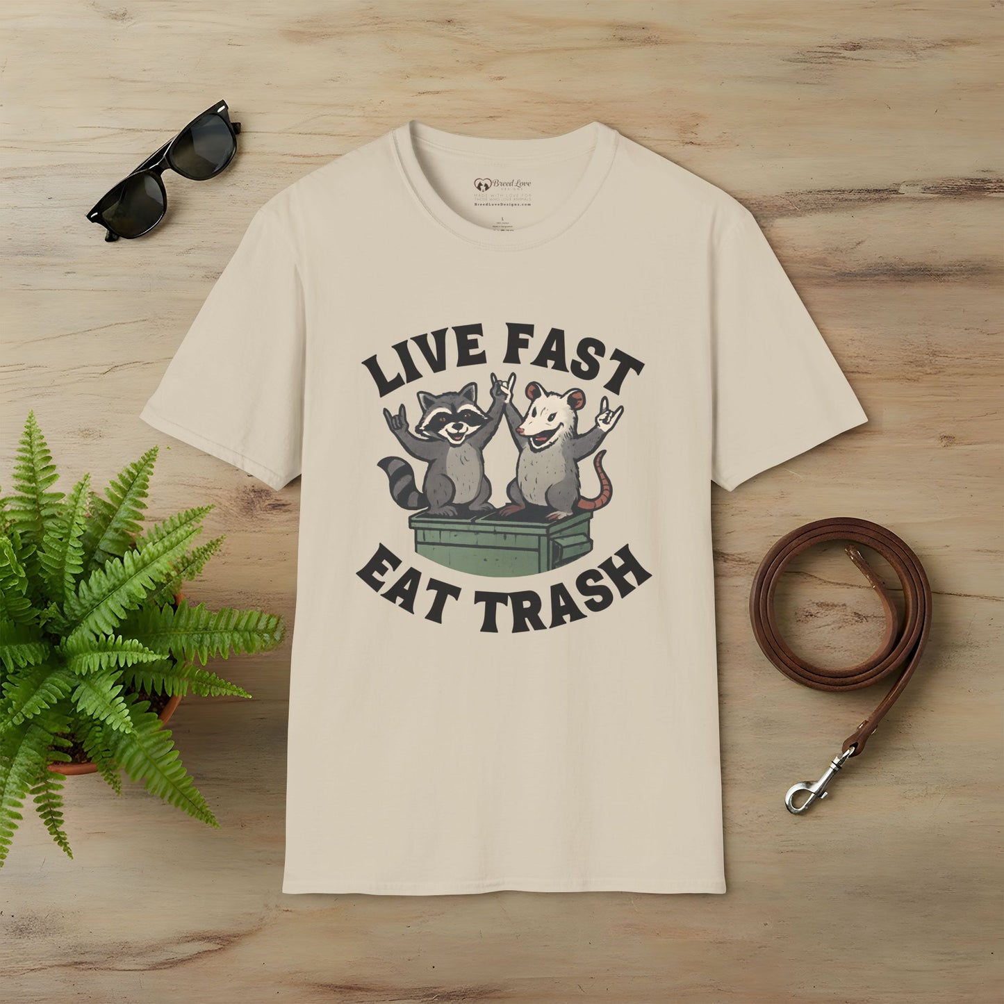 Live Fast Eat Trash T-Shirt