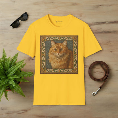 Orange House Cat Mosaic T-Shirt