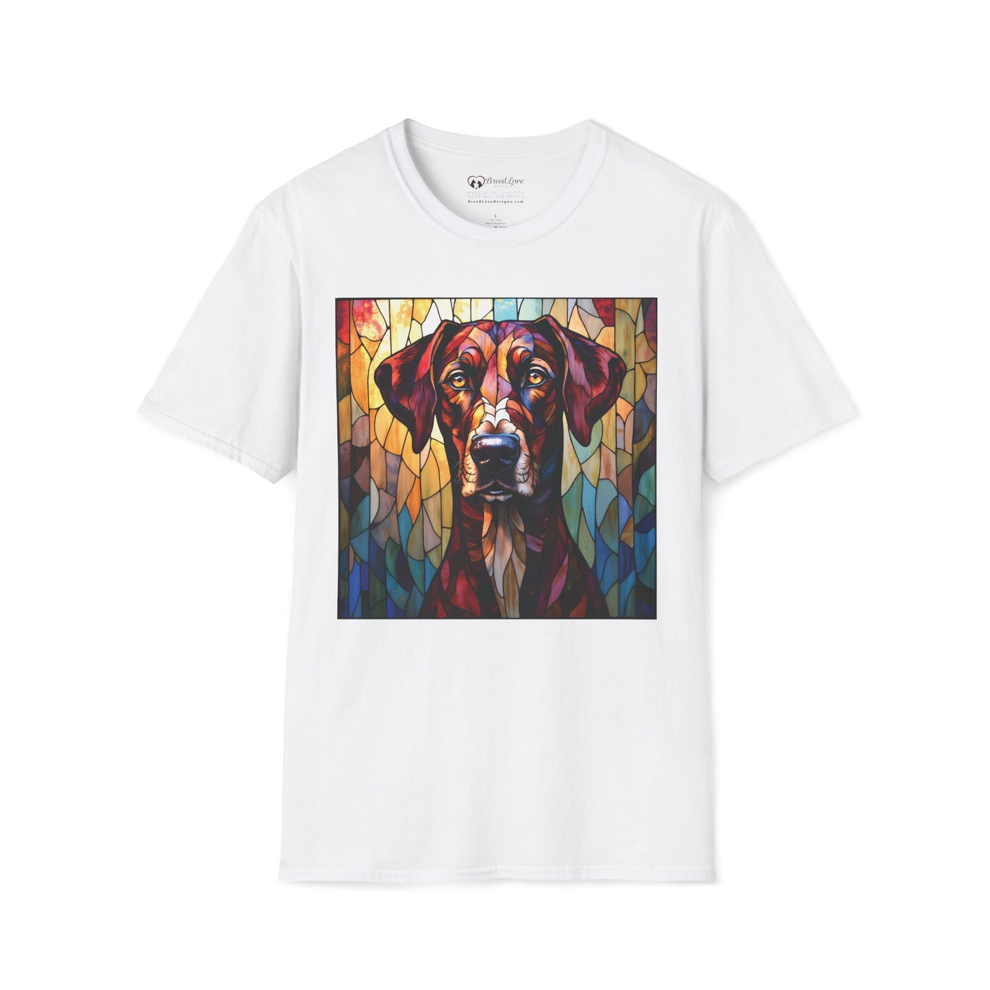 Stained Glass Great Dane T-Shirt