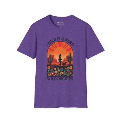 Wild Flowers Wild Doggies T-Shirt
