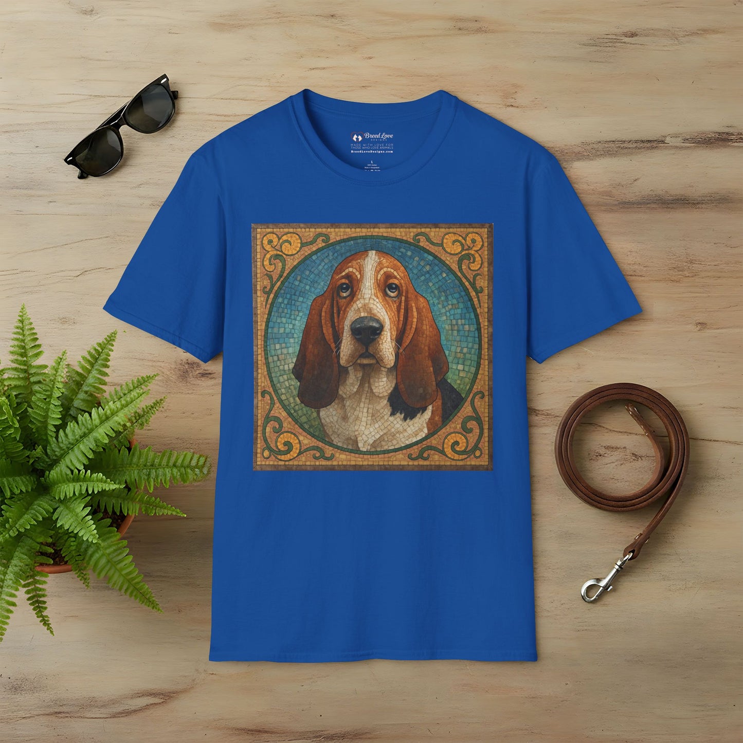 Basset Hound Mosaic T-Shirt