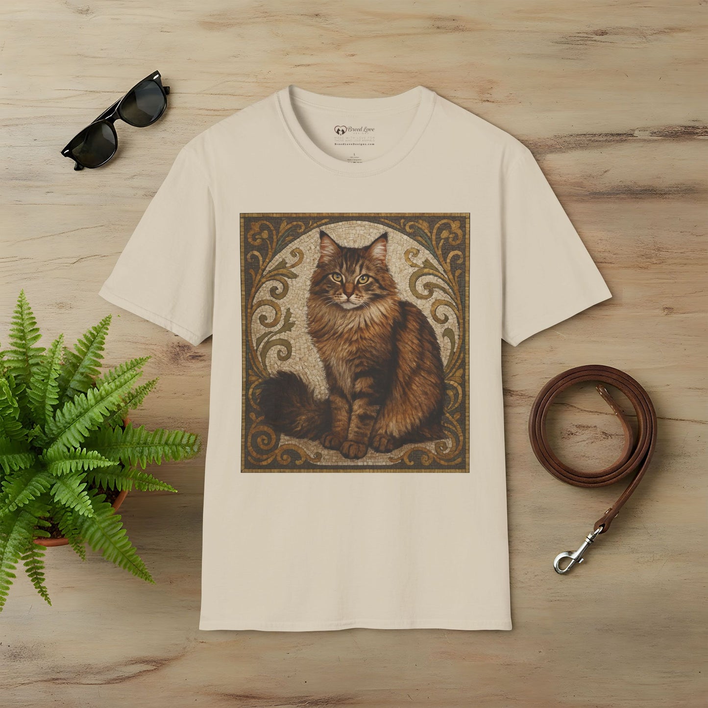 Maine Coon Mosaic T-Shirt