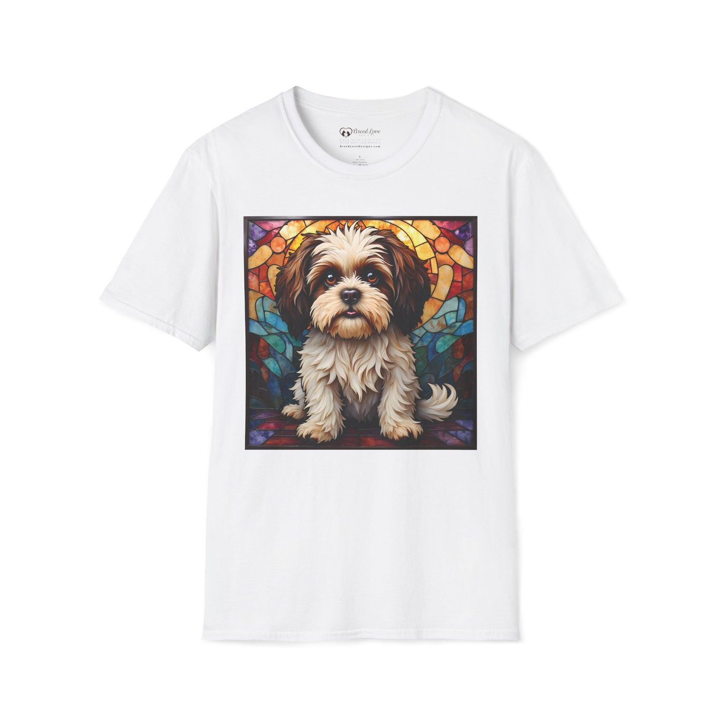 Stained Glass Shih Tzu T-Shirt