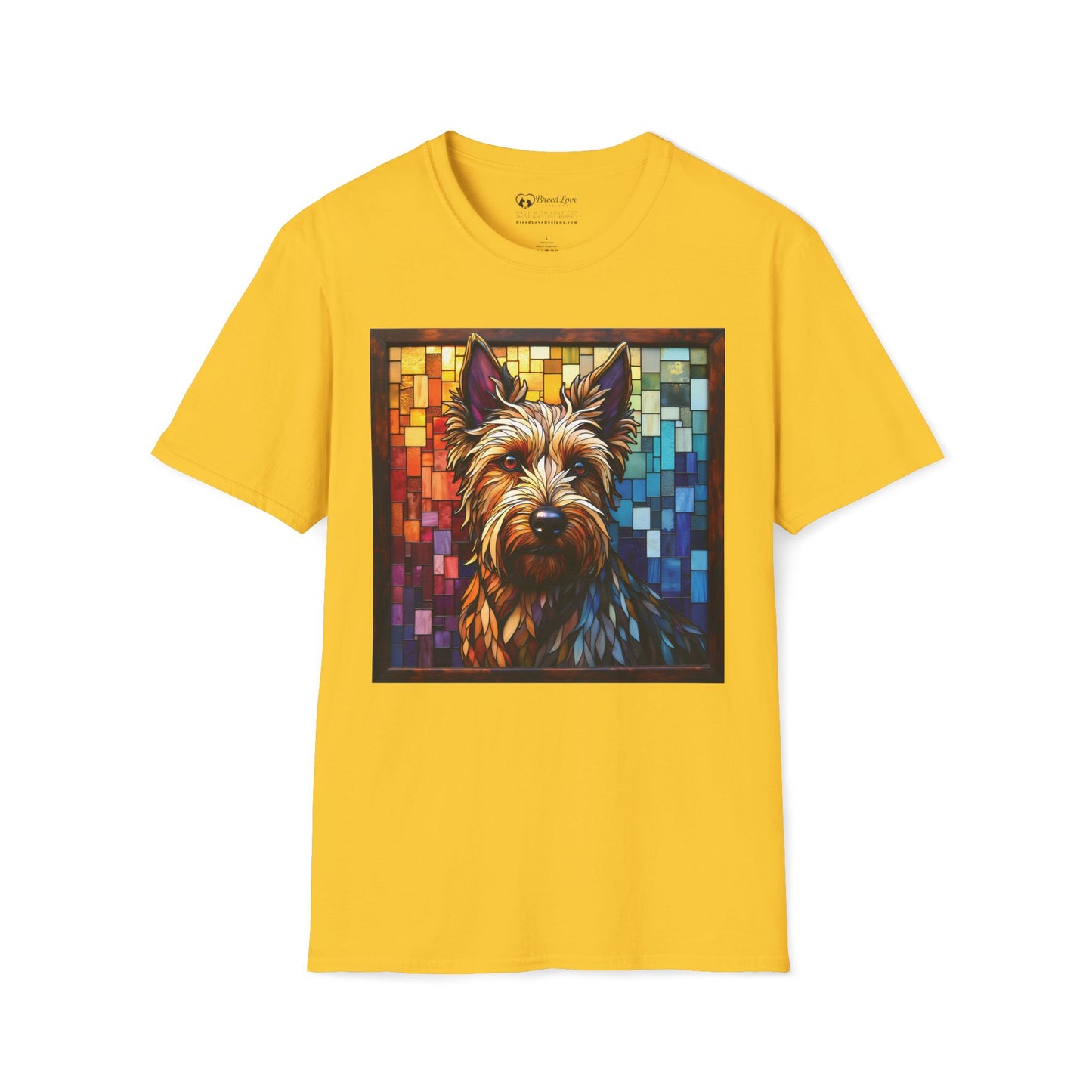 Stained Glass Terrier T-Shirt