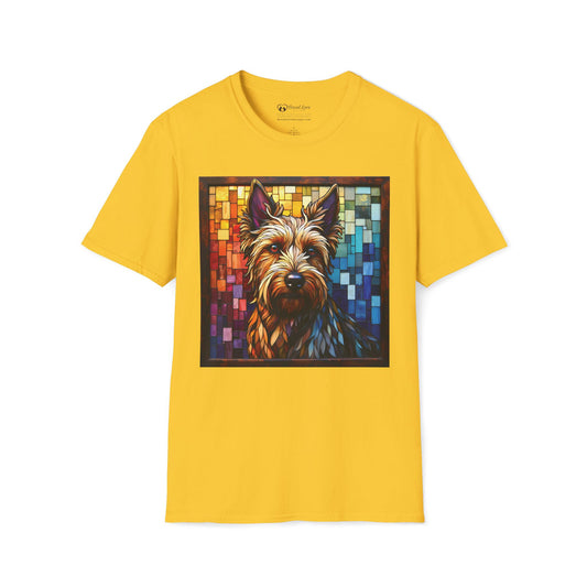 Stained Glass Terrier T-Shirt