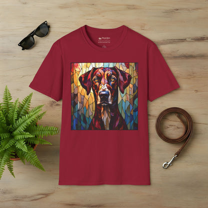 Stained Glass Great Dane T-Shirt