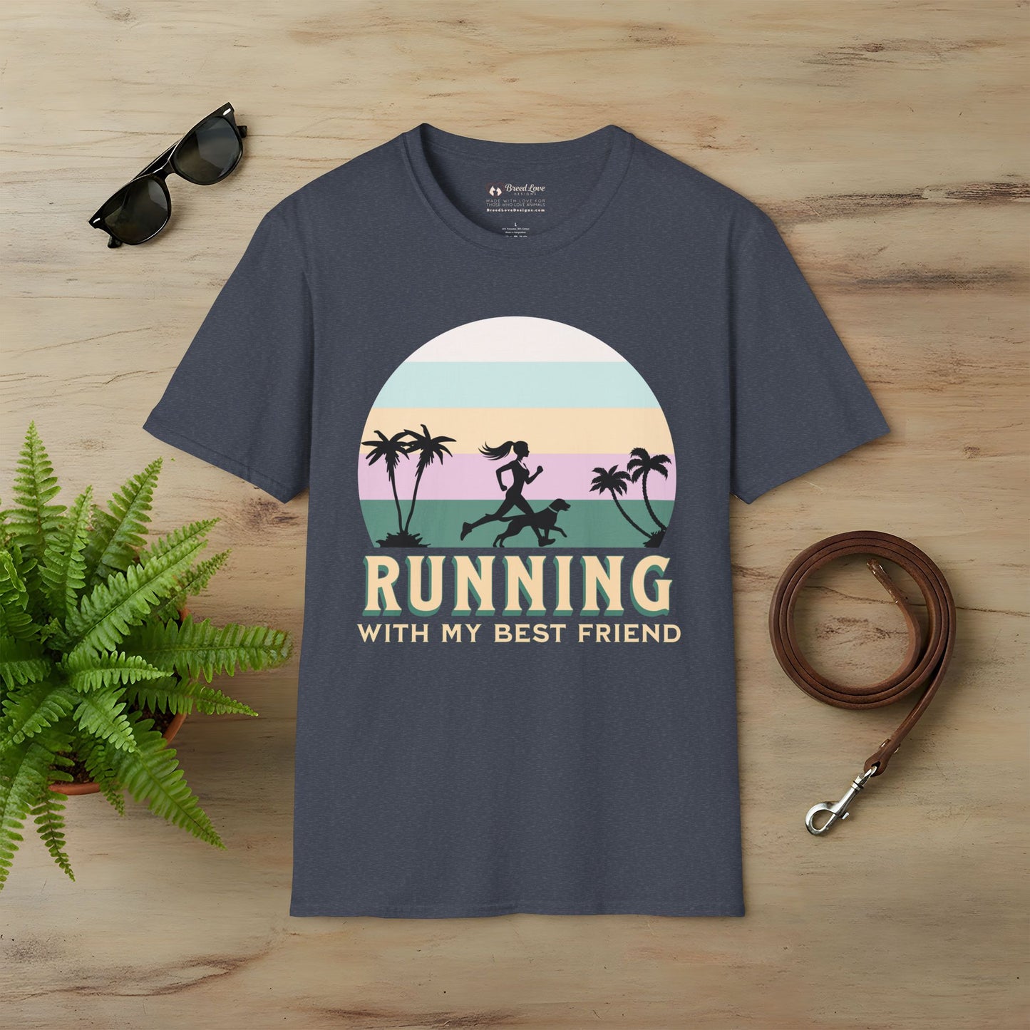 Running With My Best Friend - Female T-Shirt