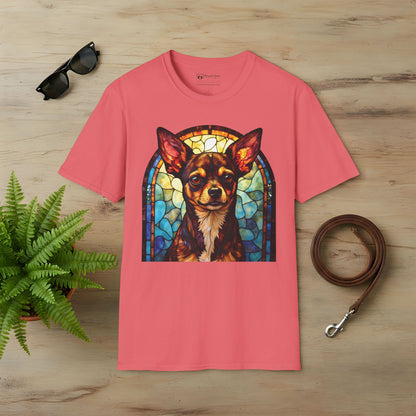 Stained Glass Chihuahua T-Shirt