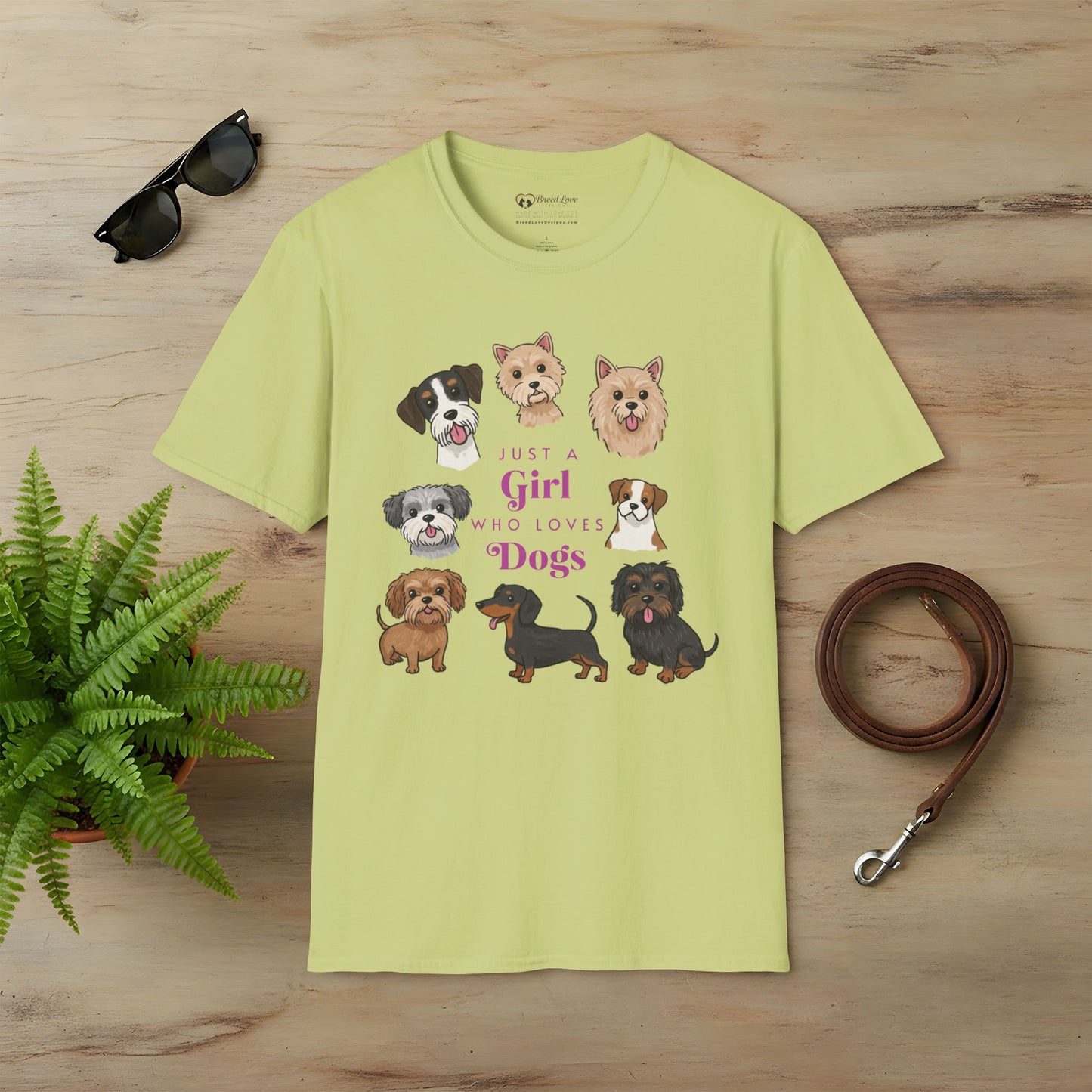 Just a Girl Who Loves Dogs T-Shirt