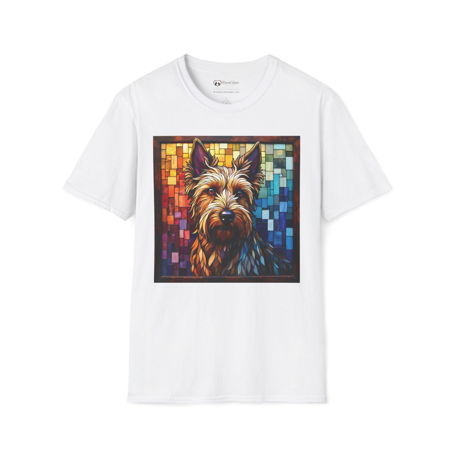 Stained Glass Terrier T-Shirt