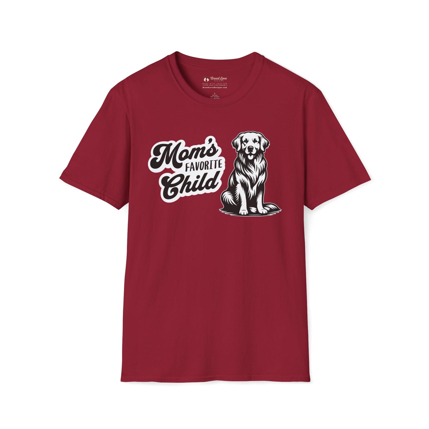 Mom's Favorite Child - Golden Retriever T-Shirt