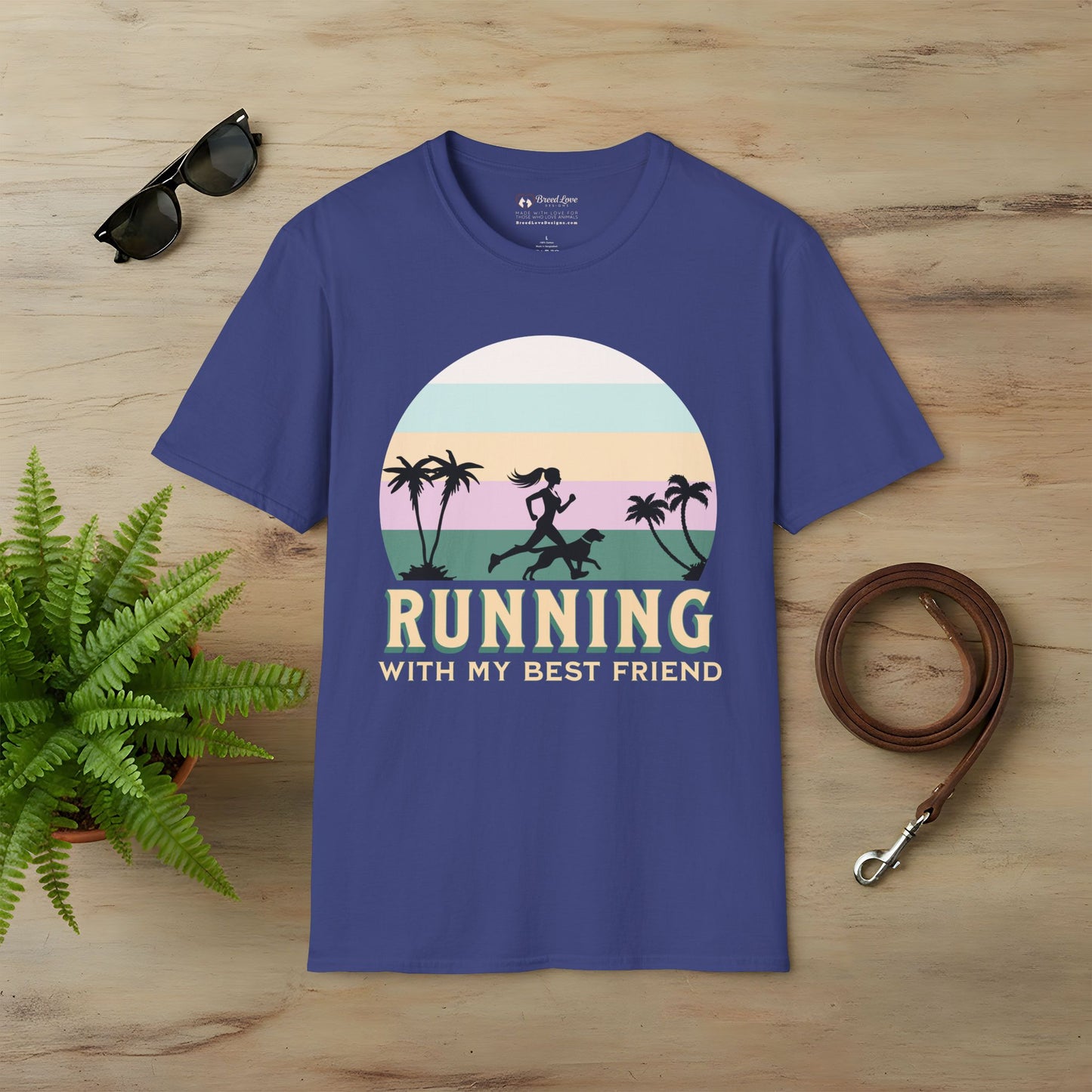 Running With My Best Friend - Female T-Shirt