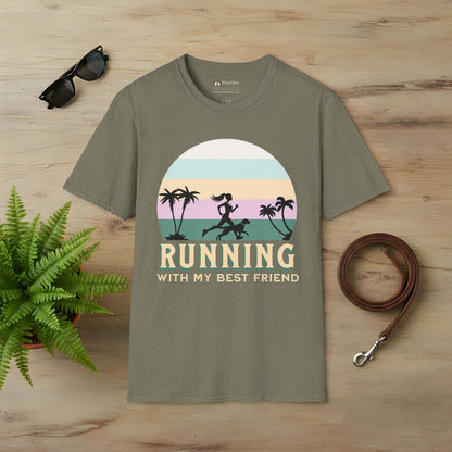 Running With My Best Friend - Female T-Shirt