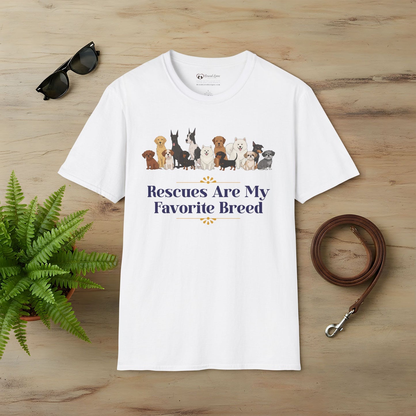 Rescues Are My Favorite Breed T-Shirt