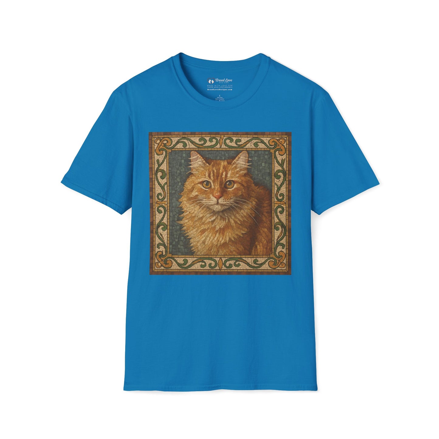 Orange House Cat Mosaic T-Shirt