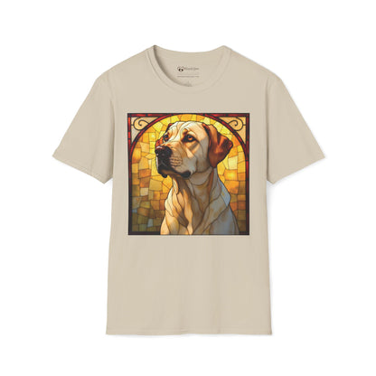 Stained Glass Yellow Lab T-Shirt