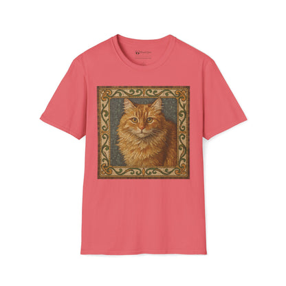 Orange House Cat Mosaic T-Shirt