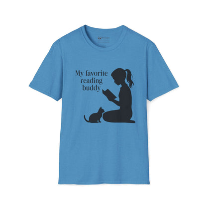 My Favorite Reading Buddy Cat T-Shirt