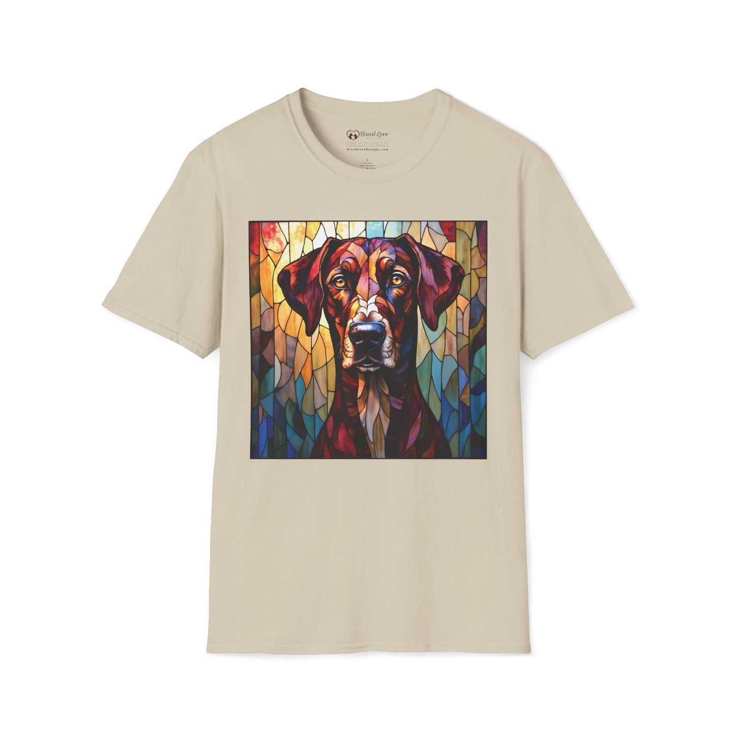 Stained Glass Great Dane T-Shirt