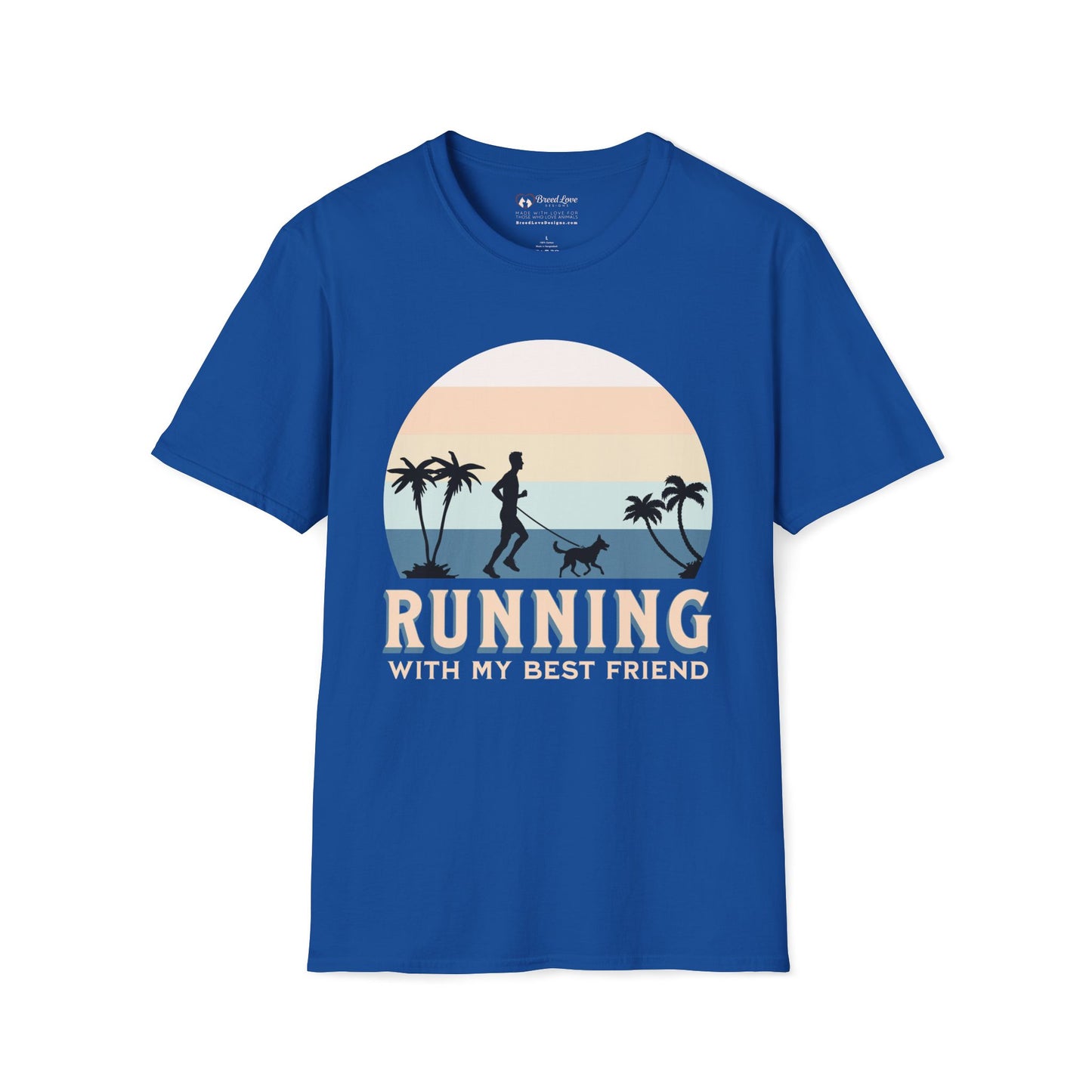 Running With My Best Friend - Male T-Shirt